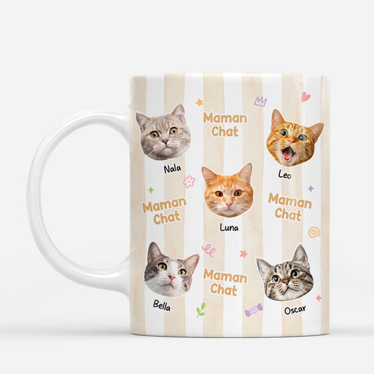 8072MFR1 mug personnalise chat chien avec photo cadeau fan de chat 8072m8pzd