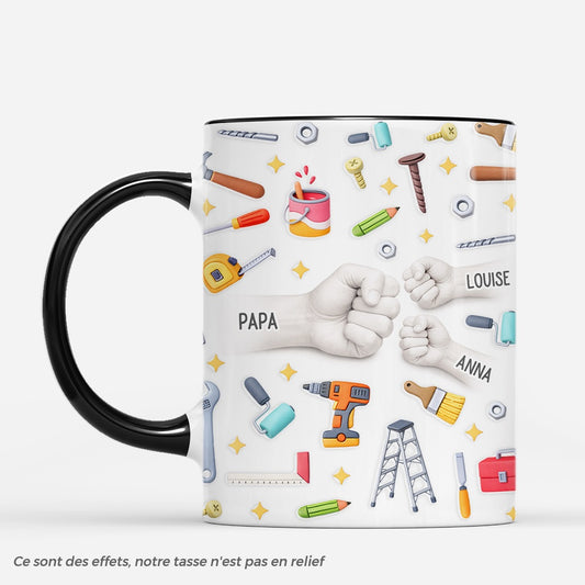 8096MFR1 effet dimpression 3d mug personnalisable papa papy_ cadeau papa bricoleur 8096m3xnb