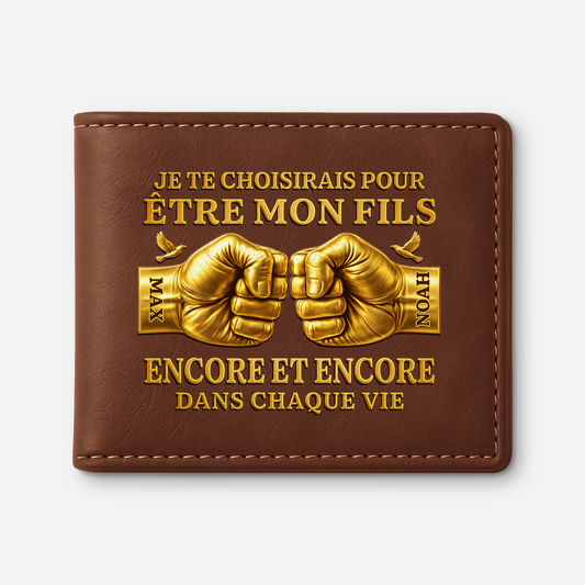 8165JFR1 effet dimpression 3d portefeuille cuir homme personnalise papa papy te choisirait 8165jcxmb