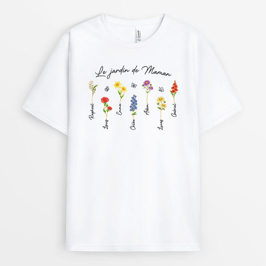 8171AFR1 t shirt personnalise maman mamie jardin de maman et prenom enfant 8171a8v5a_1