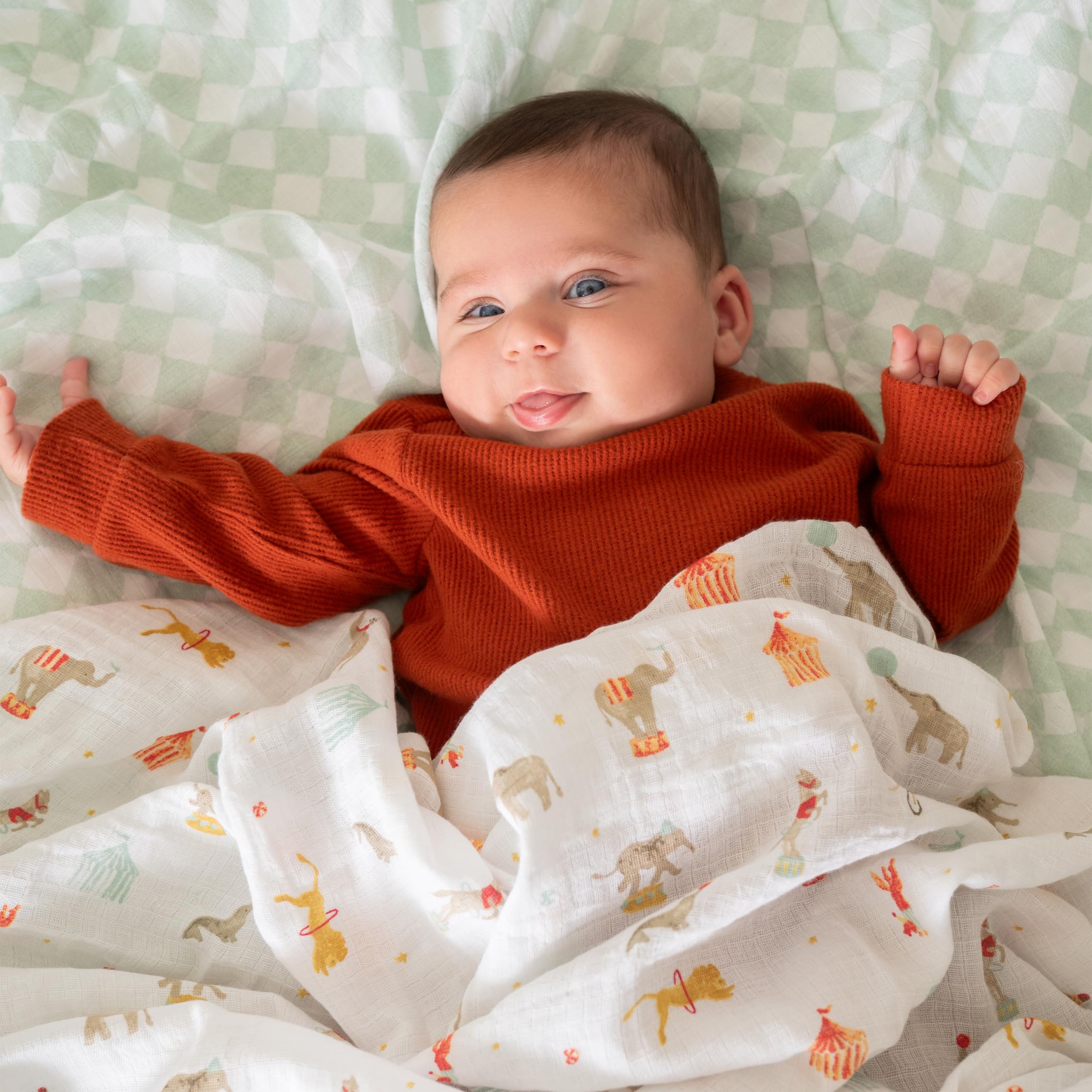 Couverture d’emmaillotage pour cadeau naissance utile papa