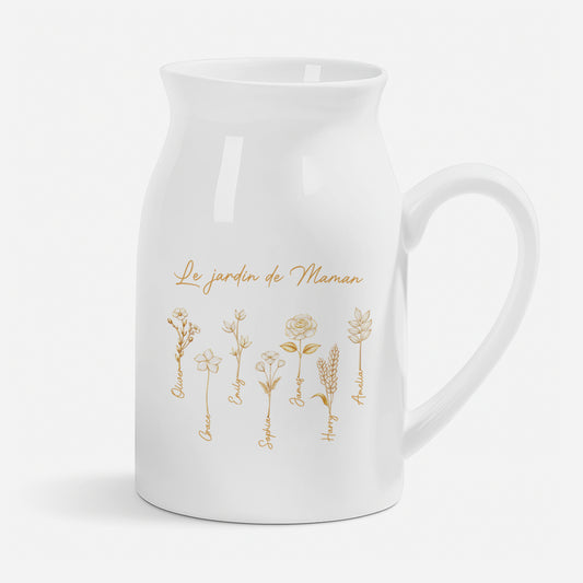 8323OFR1 vase personnalise prenom enfant le jardin de mamie maman 8323oty5a