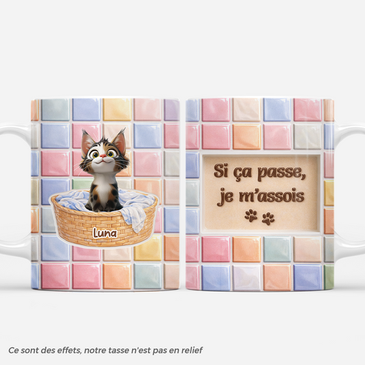 8331MFR1 effet dimpression 3d mug personnalise chat et photo si ca passe je m_assois 8331mskzd