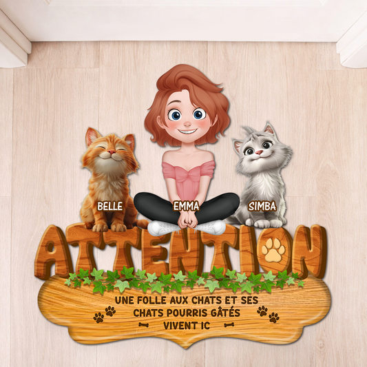 8573AFR1 paillasson chat personnalise a forme decoupee ses chats pourris gates 8573adafbd_jpg