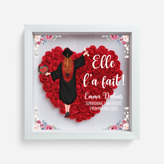 8576OFR1 boite a fleurs personnalisee cadeau remise de diplome femme 8576oaezs