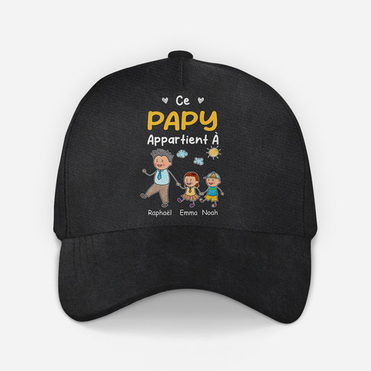 8693JFR1 casquette trucker personnalisable ce papa papy appartient a 8693jsp5b