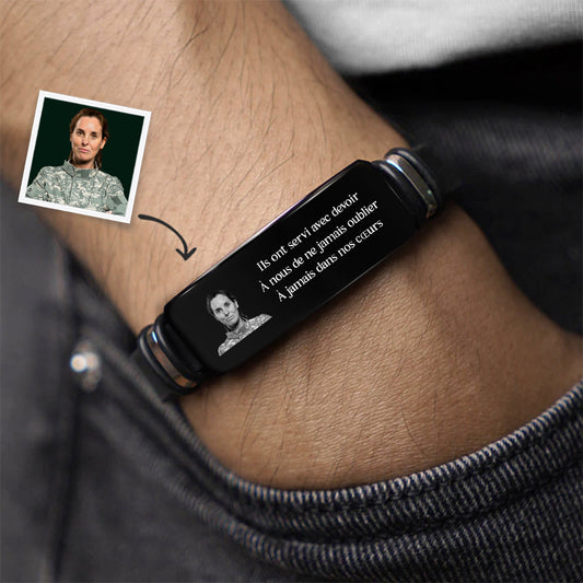 8695JFR1 bracelet photo personnalise commemoratif ne jamais oublier 8695jtv5b_2