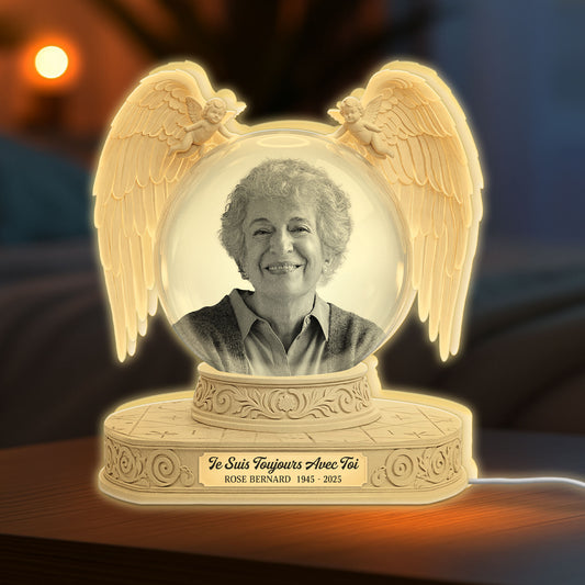 8719LFR1 effet dimpression 3d cadeau papa maman toujours avec toi lightbox personnalisable commemoratif 8719laqla