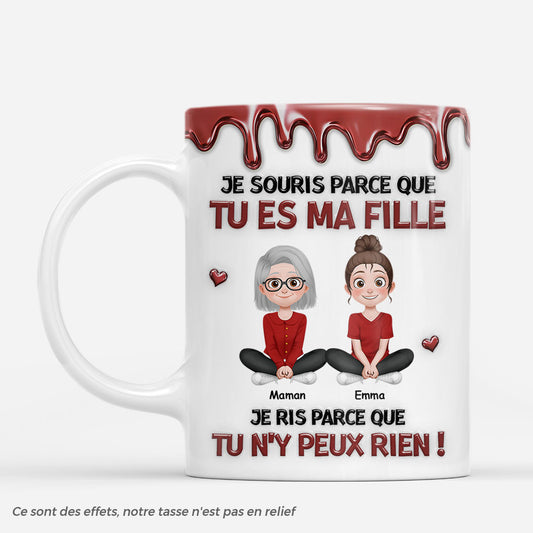 8740MFR1 effet dimpression 3d mug personnalise fille et fils je souris tu es mon enfant 8740mtpla_28d1b4bf ae91 46f5 ab79 009d8ee0340f