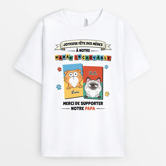 8989AFR1 t shirt personnalisable chat joyeuse fete des peres a mon papa chat 8989aavld_1