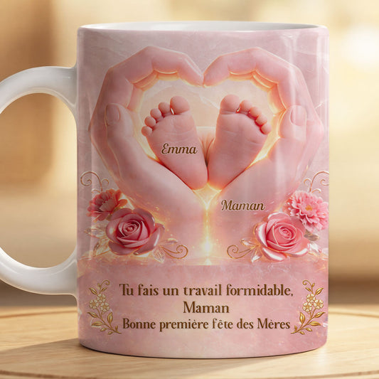 8991MFR1 effet dimpression 3d mug personnalise maman bebe cadeau premiere fete des meres_ 8991m8vma_1