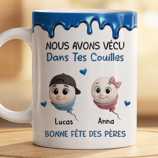 9185MFR2 effet dimpression 3d bonne fete des meres des peres mug personnalise cadeau maman et papa 9185mtfna