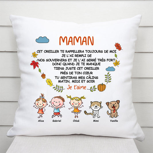 0001P010AFR2 present Personnalise Coussin enfants maman mamie animaux_b2bac708 4722 4825 bbc0 b56e37f3b88d