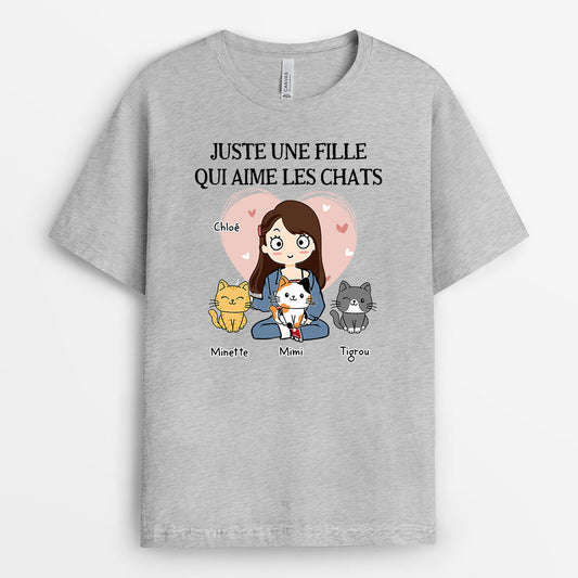 0011A040DFR4 cadeau Personalisable T shirt chats fille_506e62dd ff6f 4509 aa9e fa850977e262