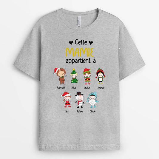 0026A010AFR2 present Personalisable T shirt enfants mamie Noel_504cc0f8 47be 4c81 b518 9b901dd8217a