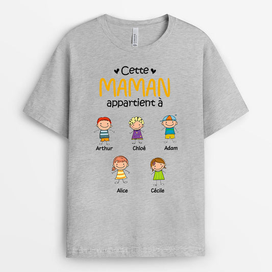 0027A040AFR1 present Personalisable T shirt enfants mamie_21e3463e e81e 40e7 8597 0f256e83bbe0