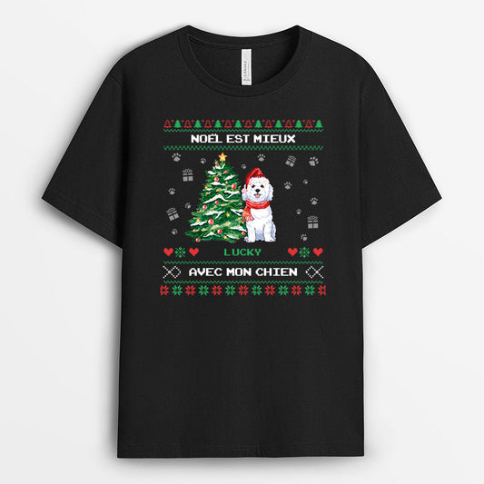 0028A010CFR2 present Personnalise T shirt chien gens Noel_97b6e91a e1dd 40c2 a77b 94bf4d30b588