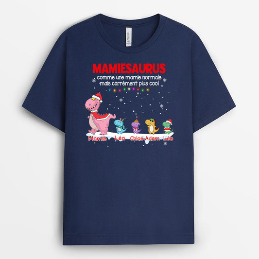 0068A010AFR2 present personnalisable T shirt dinosaures mamie maman Noel_6246ca80 dd67 475a 9767 a4f018d9febf