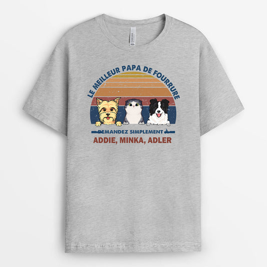 0130AFR1 present Personnalise T shirt animaux papa_47a0cebd 9cf3 42c2 9c08 e01faca0261f