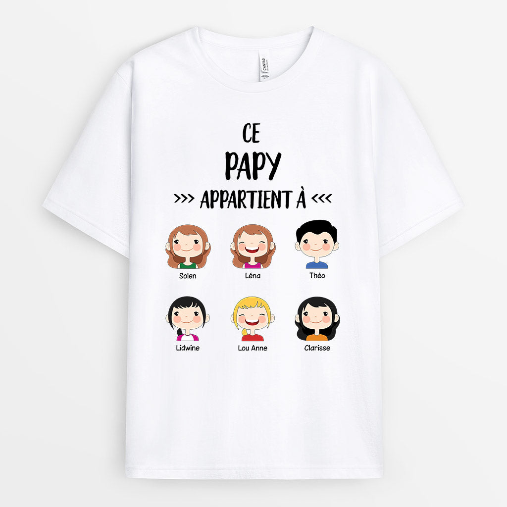 T-shirt personnalisé - Papa, Cadeau