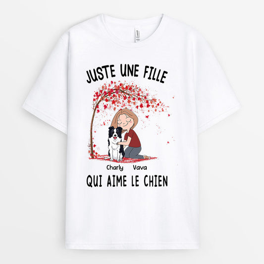 0154AFR2 present Personnalise T shirt chiens fille_c9f1de58 1be5 40f5 81ed e923cda13ccf