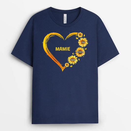 0192AFR2 present Personalisable T shirt coeur maman mamie fleurs_63a9ab8d 73d0 4909 ac9b 655ad7bb3239