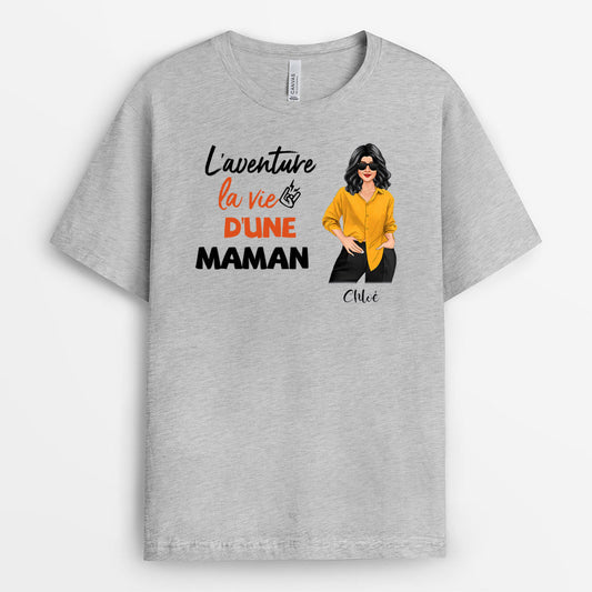 0212A14AFR2 present Personnalise T shirt femme maman mamie_a5034133 a3a6 4380 813a 37a2cfaa9d3a