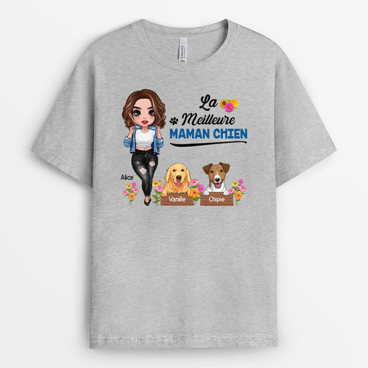 0220A140CFR2 present Personnalise T shirt chiens maman_35187dfb e05c 41b8 90cb ebb851d584bf