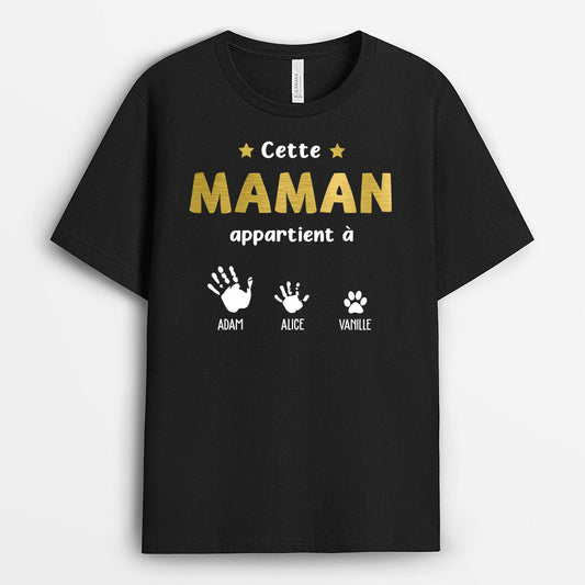 0256A240AFR2 present Personnalise T shirt mains maman mamie_2c9489c6 859b 41be b207 eadd9fe0c422