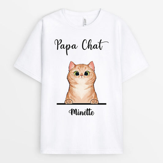 0400AFR2 Cadeau Personnalise T shirt Chat Amoureux Des Chats_1f10886a d2d4 453e 9090 7344c5017231
