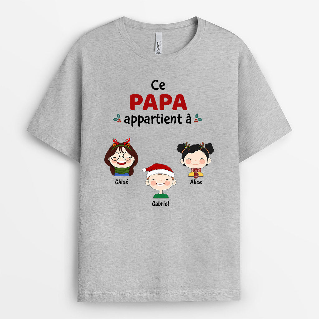 0495AFR2 present Personnalise T shirt enfants Papi Papa_4319b349 6360 4042 b7e7 1899e756fa12