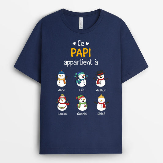 0527AFR1 Cadeau Personnalise T shirt Petits Enfants Mamie Noel_c8862322 028a 46c6 8c05 1e2e95725c87
