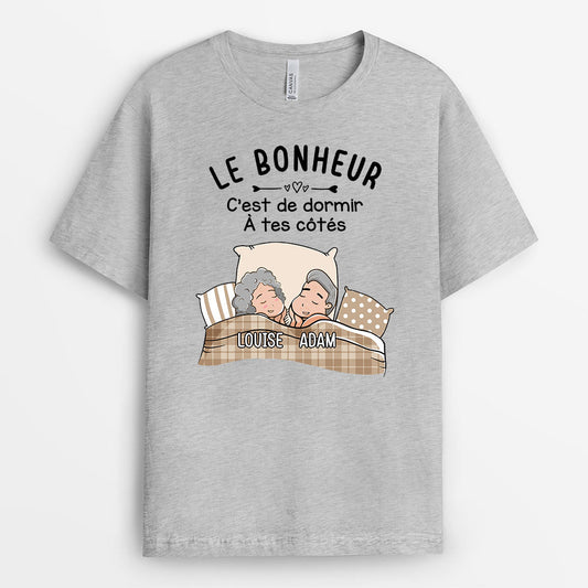 0541AFR1 Cadeau Personnalise T shirt Ensemble Depuis Amoureux Couples_dd581a9b d401 4eba ac8b 5c7aceec5c43