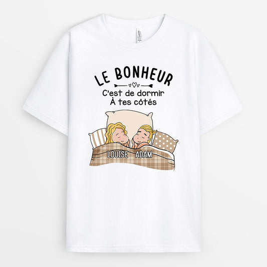 0541AFR2 Cadeau Personnalise T shirt Ensemble Depuis Amoureux Couples_ca5f1b52 773e 40f1 8a47 a9b2c53f669c