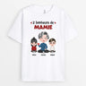 T-shirt Les Bonheurs De Maman Mamie Personnalisé