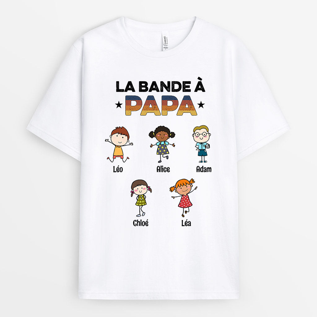0629Afr2 Cadeau Personnalise T shirt LaBandeAPapi Papa_4566d218 5533 46e3 b8d2 e869ffdc5575