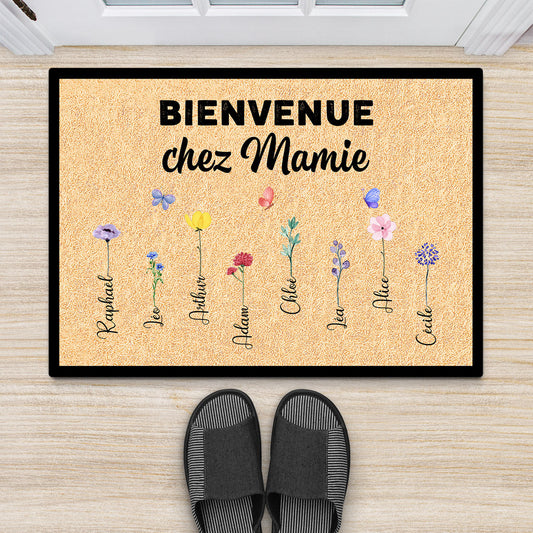 0638DFR3 Cadeau Personnalise Paillasson Bienvenue Maman Mamie_eb23a2a3 c131 4242 ada8 7977c48969aa