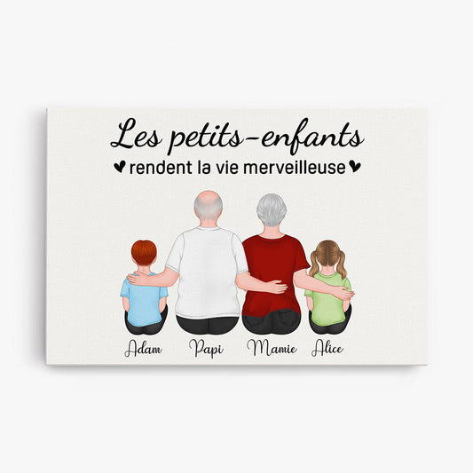 0732CFR1 Cadeau Personnalise Toile Petits Enfants Mamie Papi_e71d2662 6963 4375 9c69 99a16cd4830b