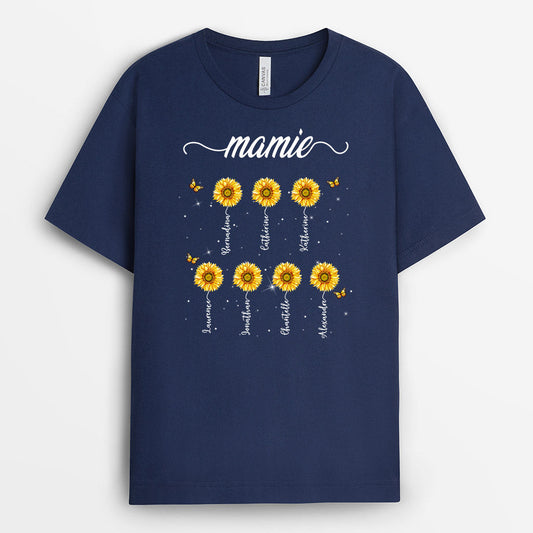 0742Afr1 Cadeau Personnalise T shirt Mamie Maman_ebbed7f0 38ab 40b9 9232 518781368f21
