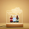 La Meilleure Maman Mamie - Cadeau Personnalisé | Veilleuse LED 3D pour Mamie Maman