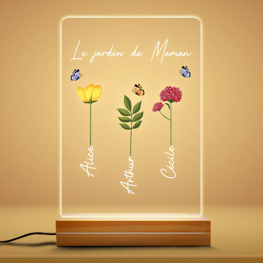 0784LFR1 Cadeau Personnalise Veilleuse LED 3D Jardin Mamie Maman_b2d9968d 468b 4341 bd60 c4490d276003