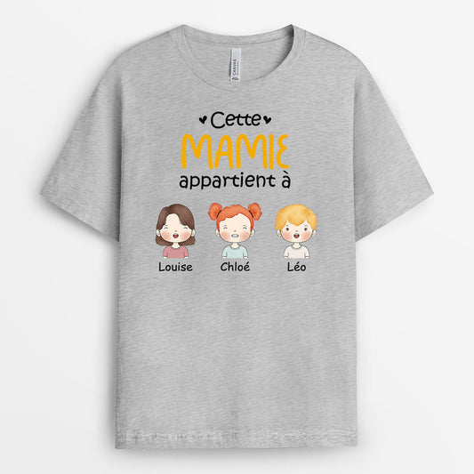 0827AFR2 Cadeau Personnalise T shirt Mamie Maman_afe4785a 21d1 4f90 b47f b11e9fcbf3f1