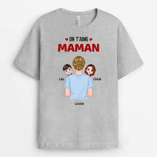 0830AFR2 Cadeau Personnalise T shirt On T Aime Maman Mamie_25d64e4e 874d 4154 a8a9 d43e07ca2376