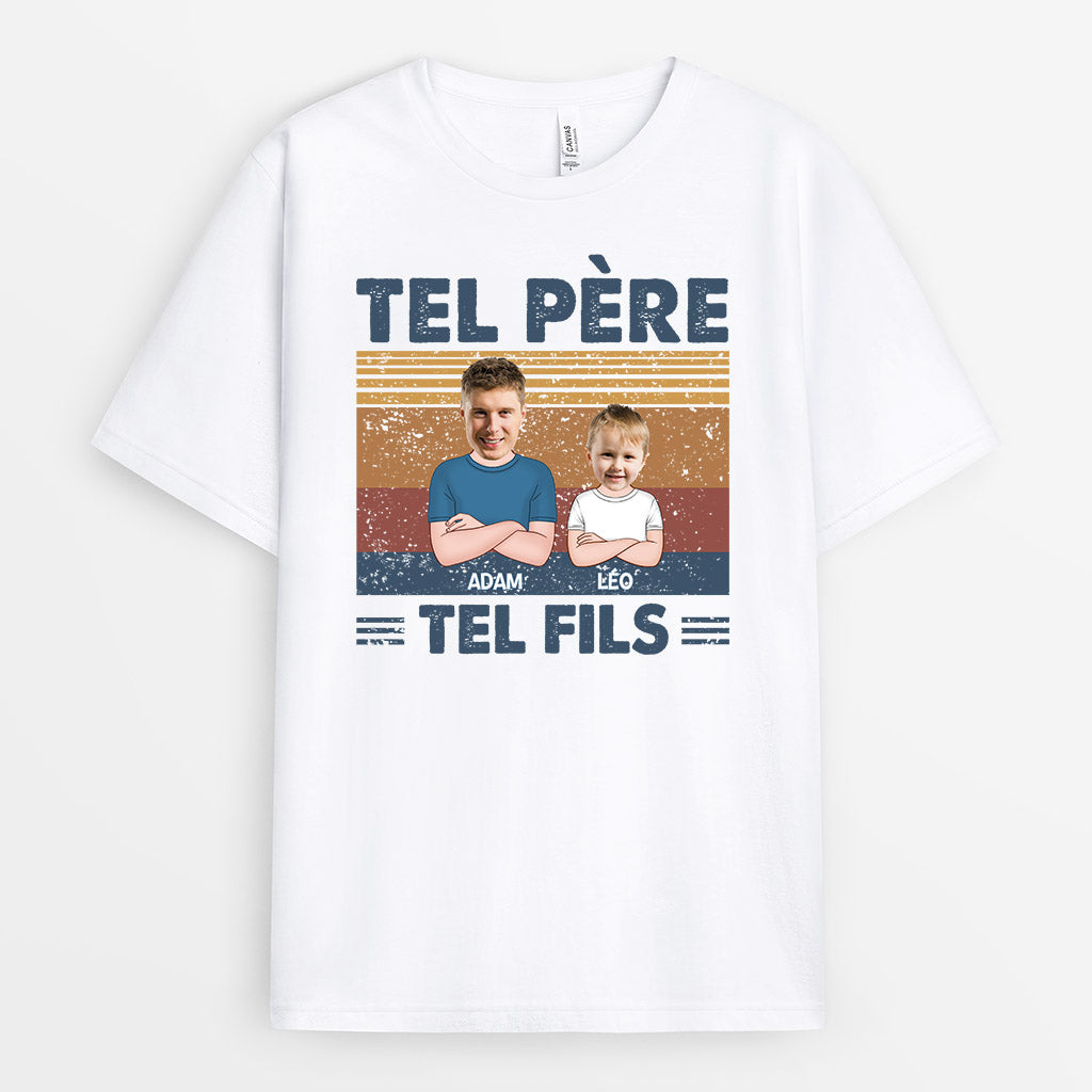 0837AFR1 Cadeau Personnalise T shirt Pere Fils Papa Papi_465b4733 6716 4aa9 8b51 e6467c62d643