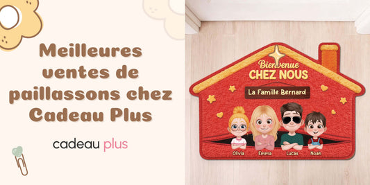Top 7 meilleures ventes de paillassons chez Cadeau Plus
