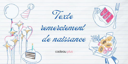 Texte remerciement de naissance