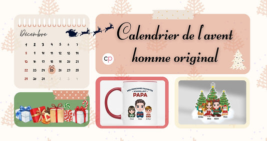 calendrier de l'avent homme original