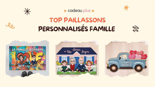 Top Paillasson Personnalise Famille Cadeau Plus
