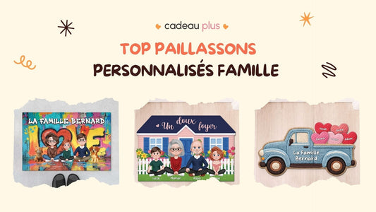 Top Paillasson Personnalise Famille Cadeau Plus
