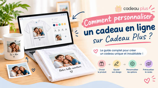 Comment personnaliser un cadeau en ligne sur Cadeau Plus ?